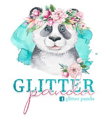 Glitter Panda Bear